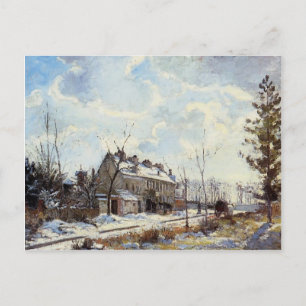 Carte Postale Camille Pissarro - Louveciennes Effet neigeux du c