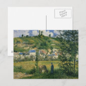 Carte Postale Camille Pissarro | Paysage à Chaponval, 1880 (Devant / Derrière)
