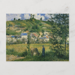 Carte Postale Camille Pissarro   Paysage à Chaponval, 1880