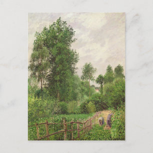 Carte Postale Camille Pissarro   Paysage, temps gris a Eragny