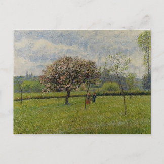 Carte Postale Camille Pissarro - Pommiers à fleurs à Eragny