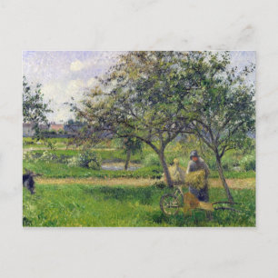 Carte Postale Camille Pissarro The Wheelbarrow, Orchard, c.188