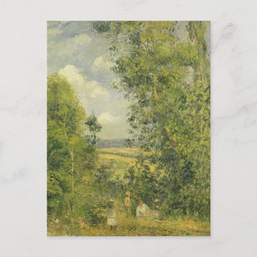 Carte Postale Camille Pissarro | Un repos dans le pré (Devant)