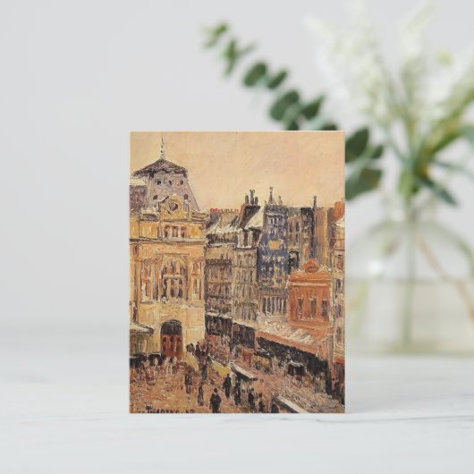 Carte Postale Camille Pissarro - Vue sur Paris, rue d'Amsterdam (Debout devant)