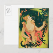 Carte Postale 'Camille Roman' (litho coloré) (Devant / Derrière)
