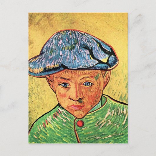 Carte Postale Camille Roulin par Vincent van Gogh (Devant)