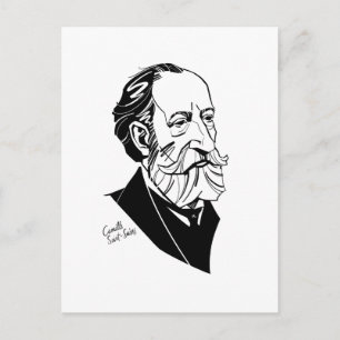 Carte Postale Camille Saint-Saëns