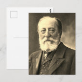 Carte Postale Camille Saint-Saëns (Nadar, photographe) (Devant / Derrière)