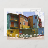 Carte Postale Caminito, La Boca, Buenos Aires (Devant / Derrière)