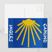 Carte Postale Camino de Santiago Le chemin de saint Jacques 0005 (Devant / Derrière)