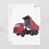 Carte Postale Camion (Devant / Derrière)