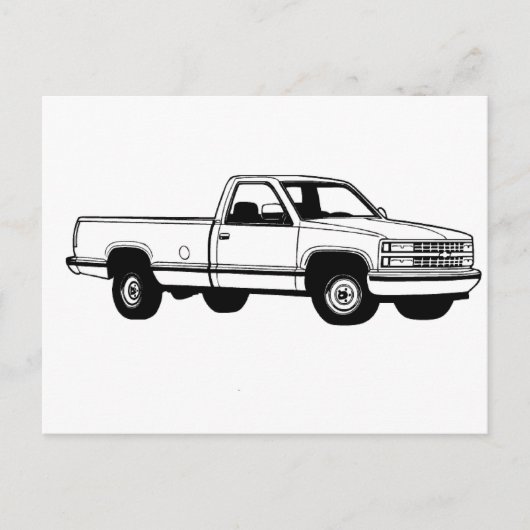 CARTE POSTALE CAMION (Devant)