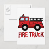 Carte Postale Camion (Devant / Derrière)