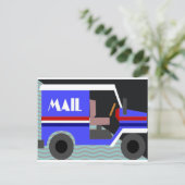 Carte Postale camion (Debout devant)