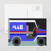 Carte Postale camion (Devant / Derrière)