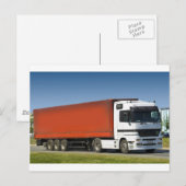 Carte Postale camion (Devant / Derrière)