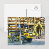 Carte Postale Camion à benne, Cardiff, Pays de Galles, Royaume-U (Devant / Derrière)