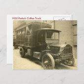 Carte Postale Camion à café Parke - 1920 (Devant / Derrière)
