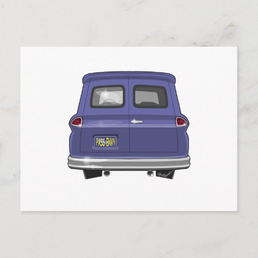 Carte Postale Camion à écran plat gMC 1963 (Devant)