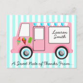 Carte Postale Camion à glace (Devant)