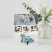 Carte Postale Camion agricole rustique | Collage photo en espagn (Debout devant)