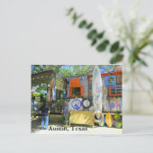 Carte Postale Camion alimentaire, Austin Texas (Debout devant)