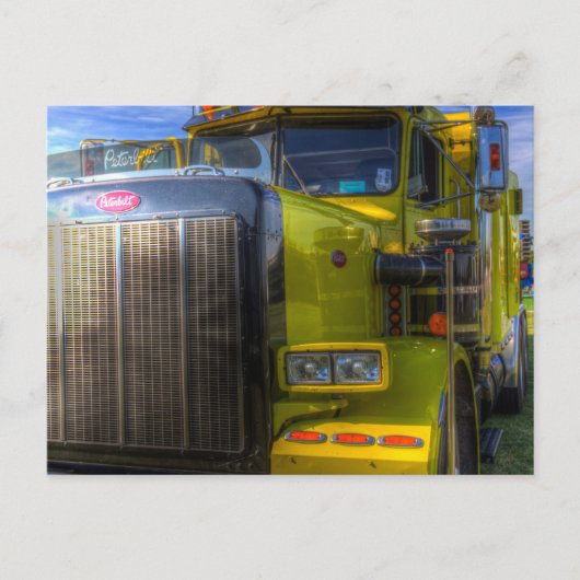Carte Postale Camion américain (Devant)