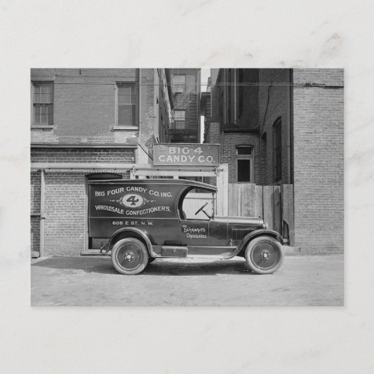 Carte Postale Camion Big Four Candy Co. (Devant)