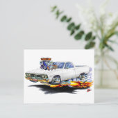 Carte Postale Camion blanc El Camino 1967 (Debout devant)