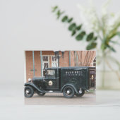 Carte Postale Camion Blue Bell Creamery (Debout devant)