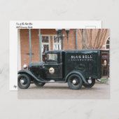 Carte Postale Camion Blue Bell Creamery (Devant / Derrière)