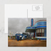 Carte Postale Camion - Bus - A mi-chemin là 1938 (Devant / Derrière)