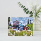 Carte postale Camion Café (Debout devant)