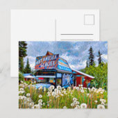 Carte postale Camion Café (Devant / Derrière)
