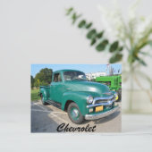 Carte Postale Camion Chevrolet vintage (Debout devant)