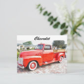 Carte Postale Camion Chevrolet vintage (Debout devant)