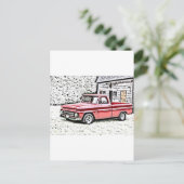 Carte Postale Camion Chevy (Debout devant)