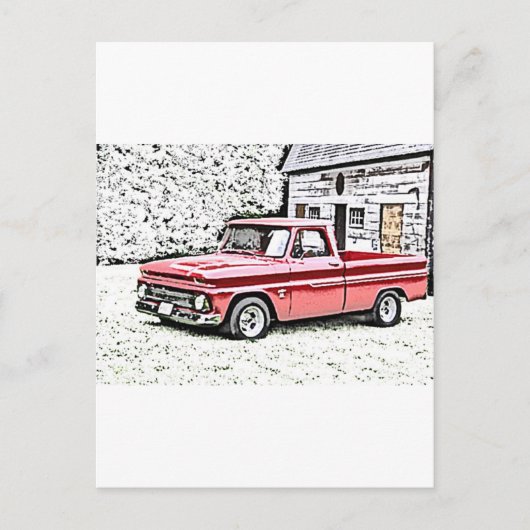 Carte Postale Camion Chevy (Devant)