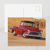 Carte Postale Camion Chevy des années 50 (Devant / Derrière)