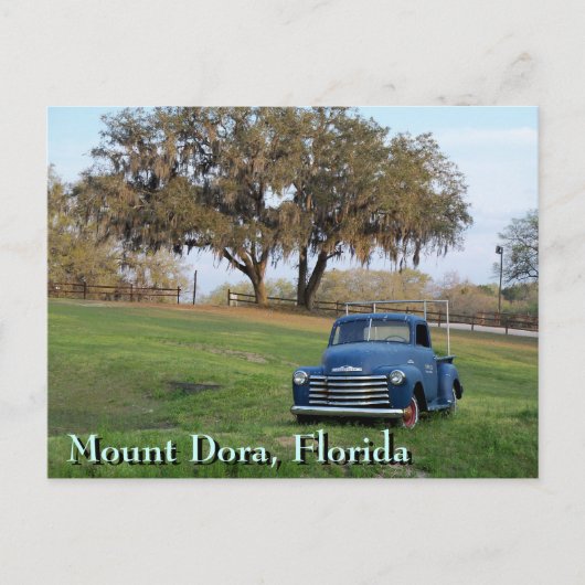 Carte Postale Camion Chevy Pickup Mount Dora, Floride Country la (Devant)