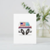 Carte Postale Camion de courrier États-Unis (Debout devant)