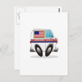 Carte Postale Camion de courrier États-Unis (Devant / Derrière)