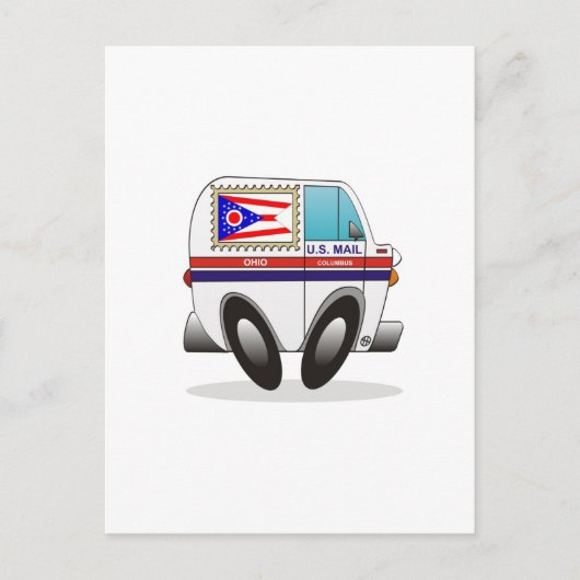 Carte Postale Camion de courrier OHIO (Devant)