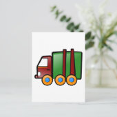 Carte Postale Camion de dessin (Debout devant)