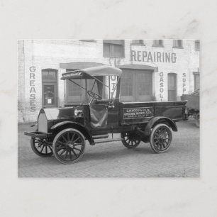 Carte Postale Camion de livraison de fournitures automobiles, 19