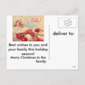 Carte postale Camion de Noël (Dos)