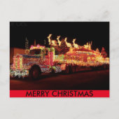 Carte postale Camion de Noël (Devant)