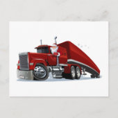 Carte Postale Camion de Noël (Devant)
