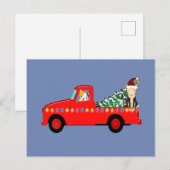 Carte Postale Camion de Noël (Devant / Derrière)