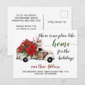 Carte Postale Camion de Noël de la ferme mignonne Faire-part de  (Devant / Derrière)